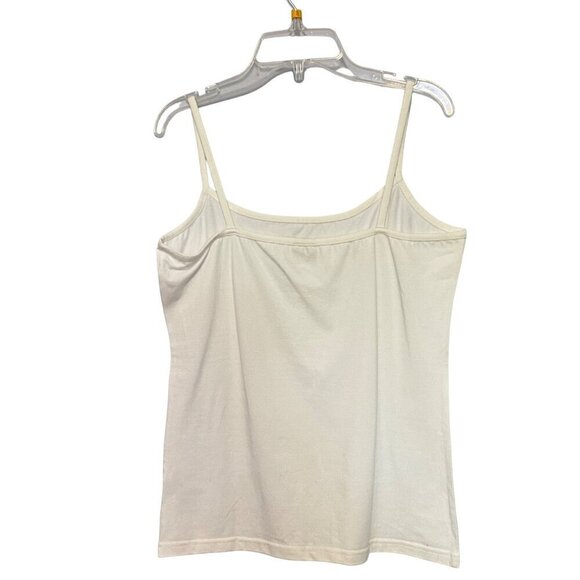 Top Line Lemon Capri Beaded White Tank Top Women’s Size Large NWOT - Picture 4 of 7